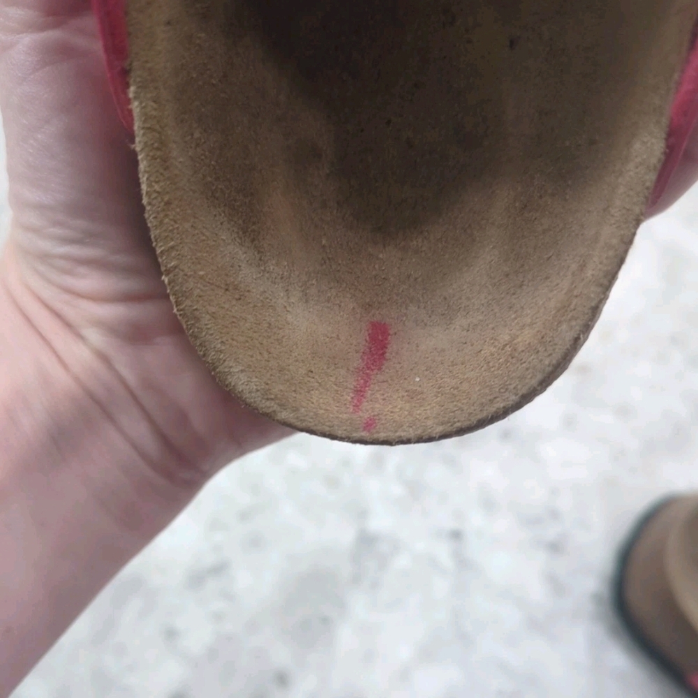 Women's Pink Betula By Birkenstock 40 U.S.9 Thong Flipflop Sandals Resort Summer - Picture 10 of 14